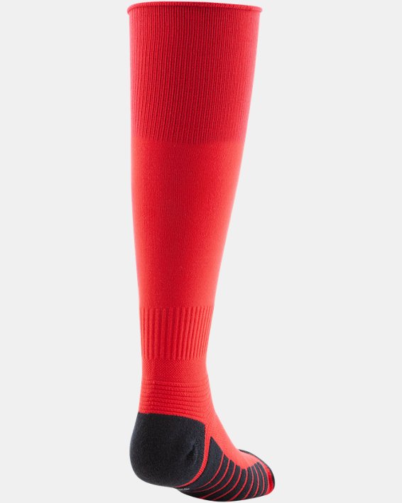 Kids' UA Soccer Over-The-Calf Socks, Red, pdpMainDesktop image number 3